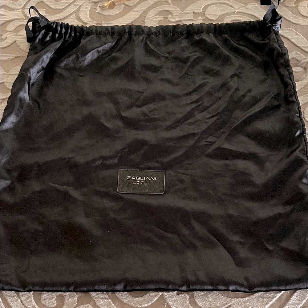 Zagliani Sleek Black Men's dust bag